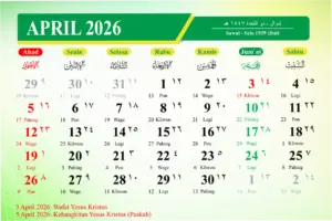 April 2026: Tanggal Merah, Hari Besar, dan Liburan yang Dinantikan