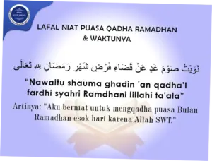 Panduan Lengkap Niat Puasa Qadha Ramadhan di Bulan Syawal