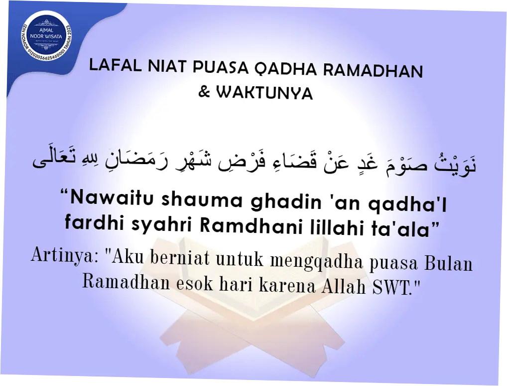 Panduan Lengkap Niat Puasa Qadha Ramadhan di Bulan Syawal