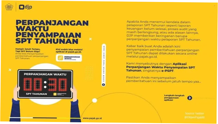 Pemerintah Perpanjang Deadline Lapor SPT Tahunan hingga Akhir April 2026