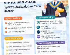 Pendaftaran KIP Kuliah 2026: Syarat, Jadwal, dan Cara Daftar Lengkap