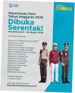 Penerimaan Polri 2026: Proses Pendaftaran, Syarat, dan Jadwal Seleksi