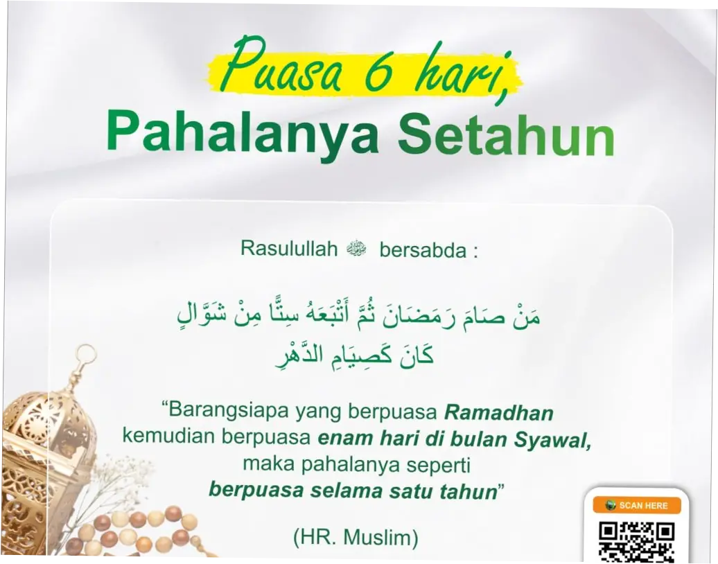 Puasa Syawal 6 Hari: Keutamaan, Niat, dan Cara Pelaksanaannya