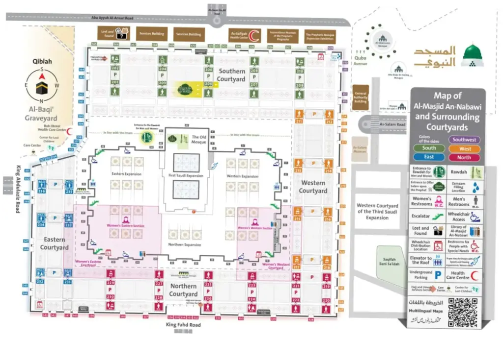 Arti Warna Pintu Masjid Nabawi, Cek Juga Nomornya!