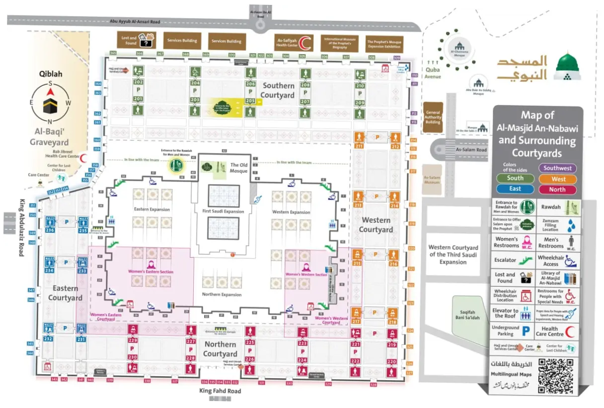 Arti Warna Pintu Masjid Nabawi, Cek Juga Nomornya!