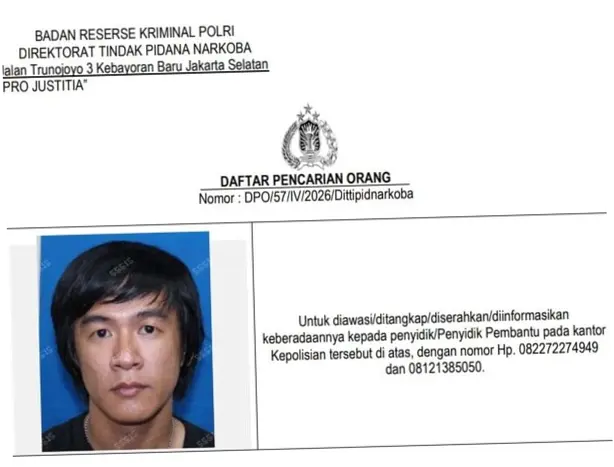 Bareskrim Buru Frendry Dona, Otak Lab Vape Etomidate di Apartemen Jaktim