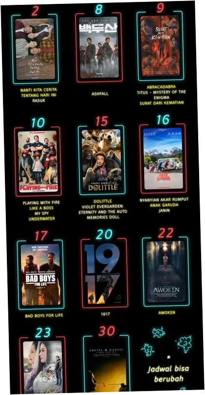 Jadwal Film Bioskop Hari Ini: Update Terbaru untuk Pecinta Film
