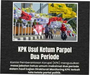 Kajian Tata Kelola Parpol: KPK Ungkap Praktik Suap ke Penyelenggara Pemilu
