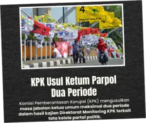 Kajian Tata Kelola Parpol, KPK Ungkap Praktik Suap ke Penyelenggara Pemilu