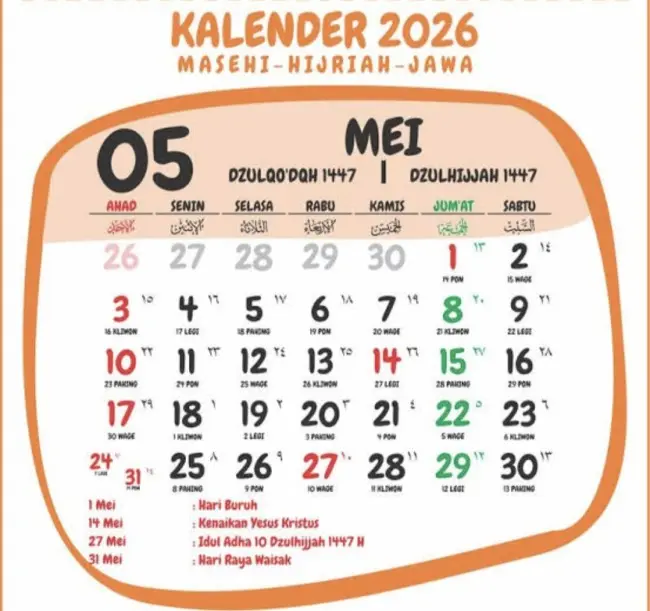 Kenapa 1 Mei 2026 Libur? Simak Ketentuan dan Jadwal Libur Lainnya