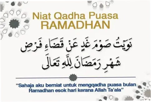 Mengenal Niat Puasa Ganti Ramadhan: Panduan Lengkap dan Hukumnya