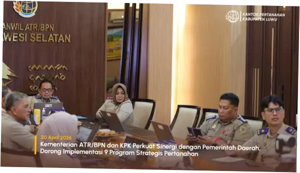 Pemerintah Perkuat Sinergi Dengan BPN Untuk Percepatan Sertifikasi Tanah