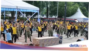Polda Metro dan Kodam Jaya Olahraga Bareng, Jaga Sinergitas hingga Stamina