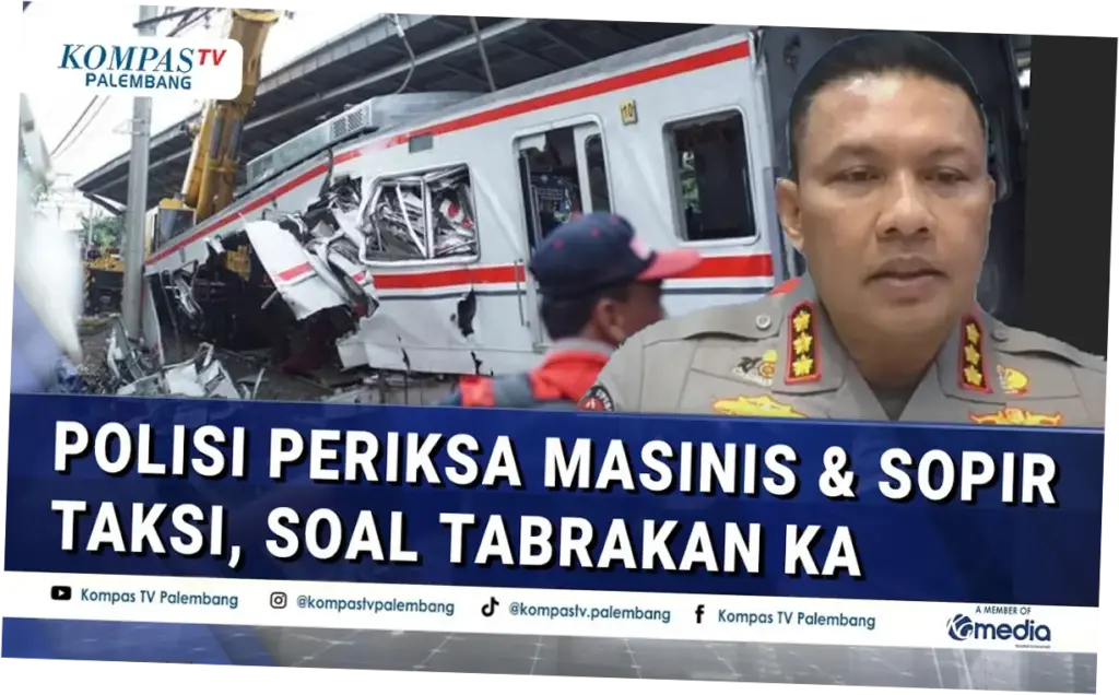 Polisi Periksa Masinis Terkait Kecelakaan Kereta di Bekasi Besok
