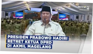 Presiden Prabowo Hadiri Retret Ketua DPRD di Magelang: Membangun Sinergi untuk Kemajuan Indonesia