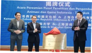 Pusat Penelitian-Pengembangan Animasi dan Game RI Diresmikan di China