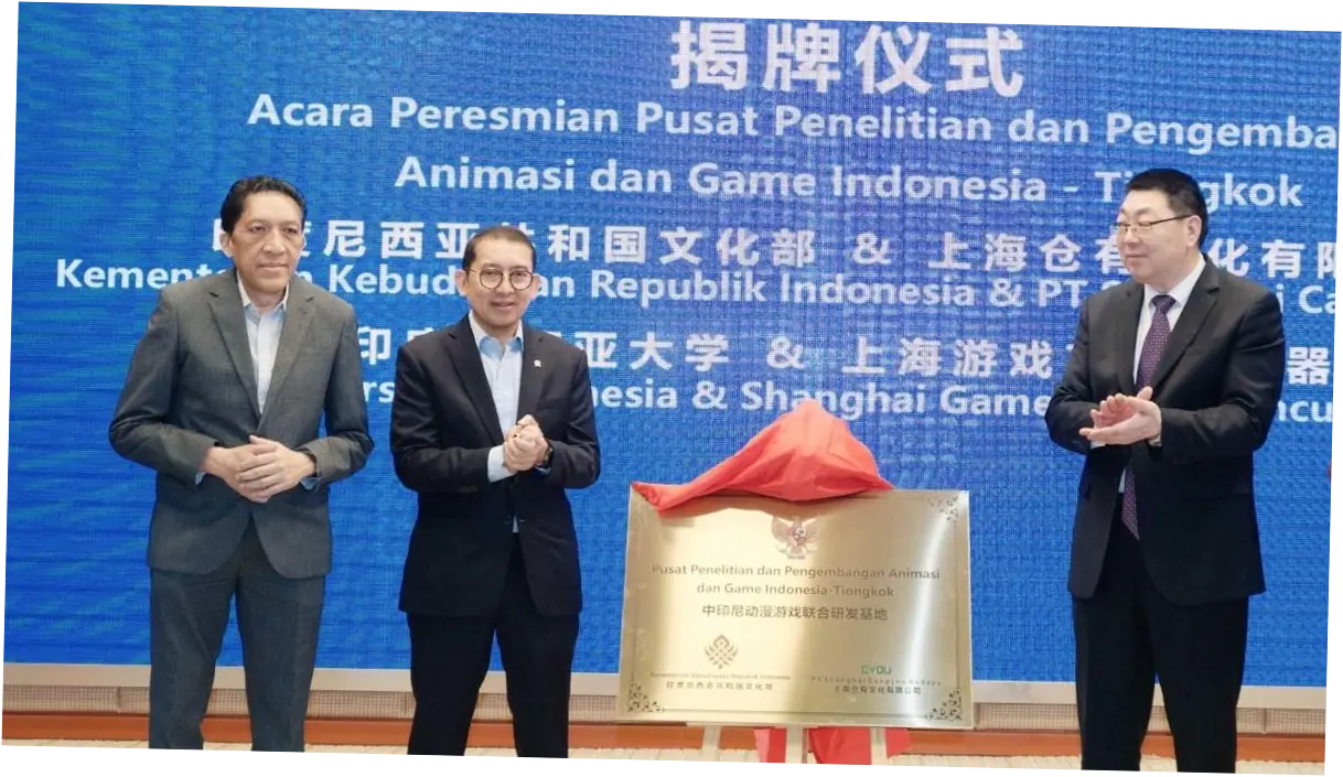 Pusat Penelitian-Pengembangan Animasi dan Game RI Diresmikan di China