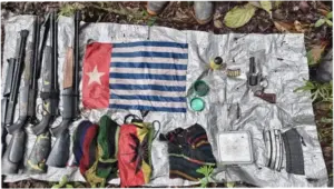 TNI Grebek Markas OPM di Nduga Papua, Senpi hingga Amunisi Disita