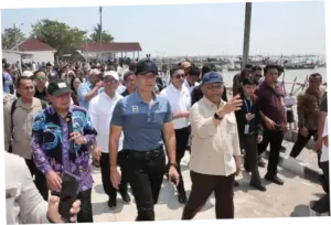 AHY Tinjau Kampung Nelayan Tanjung Kait, Tekankan Infrastruktur Pesisir