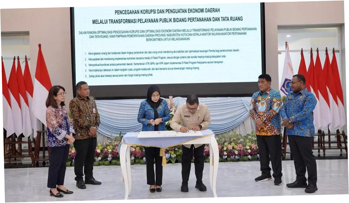 ATR/BPN & KPK Jadikan Sulut Percontohan Transformasi Layanan Pertanahan