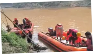 Balita di Lebak Hilang Terseret Arus Sungai Cisimeut, Tim SAR Turun Tangan