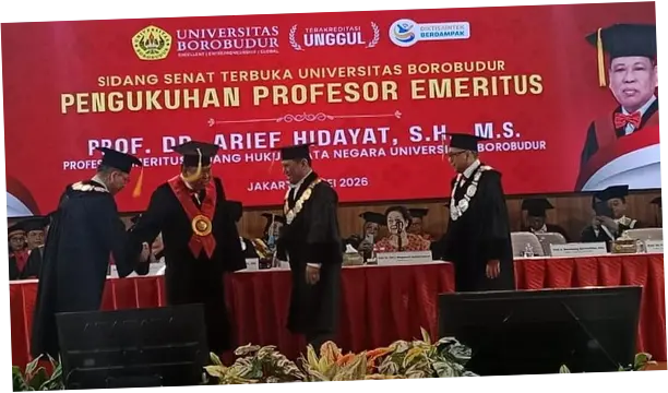Bamsoet Apresiasi Pengukuhan Arief Hidayat sebagai Profesor Emeritus
