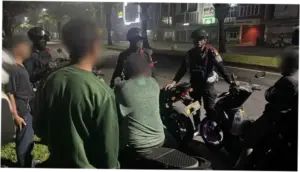 Brimob PMJ Bubarkan Balap Liar di Bekasi, 3 Remaja Diamankan