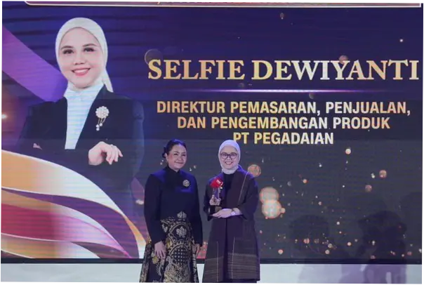 Direktur Pegadaian Raih Penghargaan Indonesia Leading Women Awards 2026