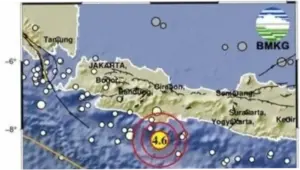 Gempa M 4,6 Guncang Pangandaran Jabar