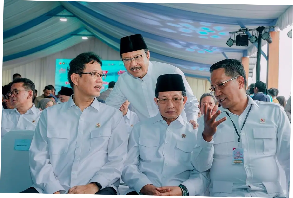 Gus Ipul & Para Menteri Dampingi Presiden Resmikan Operasional 1.061 KDMP