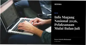 Info Magang Nasional 2026: Pelaksanaan Mulai Bulan Juli