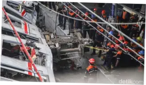 KAI Buka Suara soal Kecelakaan Kereta di Bekasi Naik Penyidikan