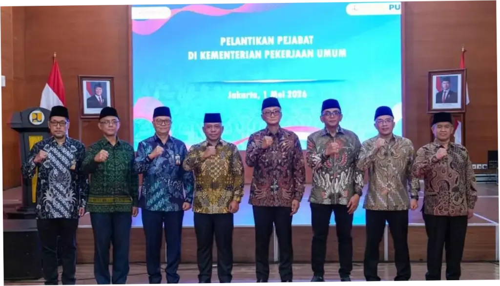 KemenPU Lantik 7 Pejabat Eselon I, Menteri Dody Tekankan Integritas ASN