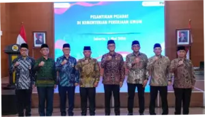 KemenPU Lantik 7 Pejabat Eselon I, Menteri Dody Tekankan Integritas ASN