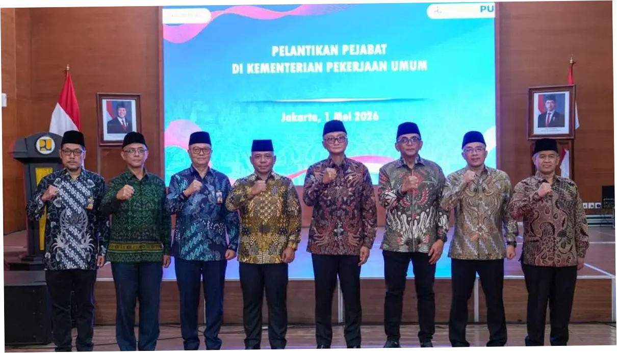 KemenPU Lantik 7 Pejabat Eselon I, Menteri Dody Tekankan Integritas ASN