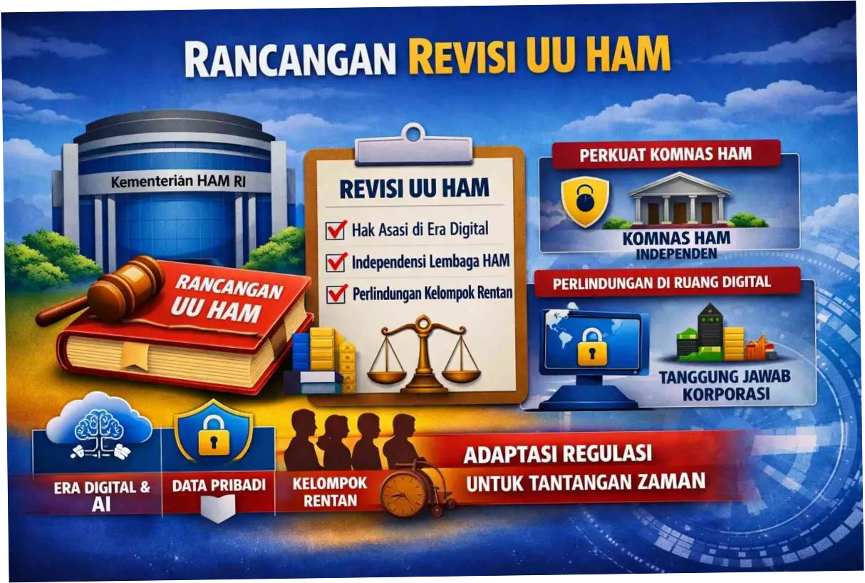 Kementerian HAM: Revisi UU HAM Tak Lemahkan Independensi Komnas HAM