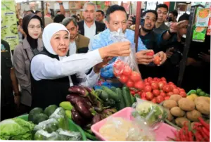 Khofifah Puji Integrasi Pasar Basah dan Kuliner di Klojen Malang