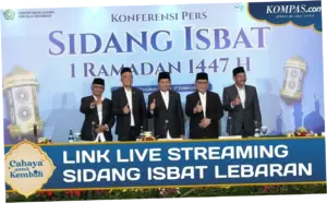 Link Live Streaming Sidang Isbat 1 Zulhijah Penentu Idul Adha 2026