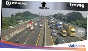 Long Weekend, Tol Japek Km 47 hingga Dawuan Km 65 Diterapkan Contraflow