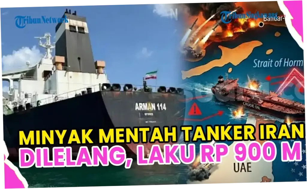 Minyak Mentah dari Kapal Iran Dilelang Kejaksaan, Laku Rp 900 M