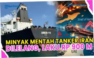 Minyak Mentah dari Kapal Iran Dilelang Kejaksaan, Laku Rp 900 M