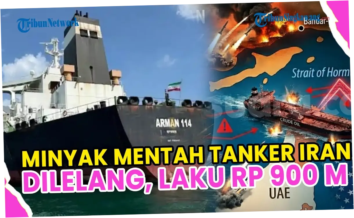 Minyak Mentah dari Kapal Iran Dilelang Kejaksaan, Laku Rp 900 M