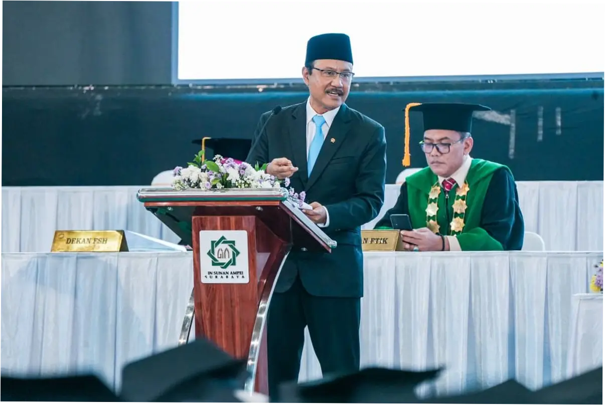 Orasi Ilmiah di UIN Surabaya, Gus Ipul Ulas Fondasi Indonesia Emas 2045