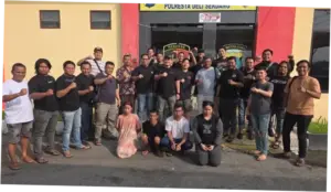 Penampakan 4 Pembunuh Lansia di Pekanbaru Usai Ditangkap Polisi