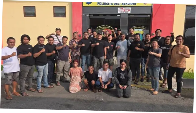 Penampakan 4 Pembunuh Lansia di Pekanbaru Usai Ditangkap Polisi