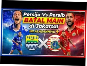 Persija Vs Persib Batal Main di Jakarta, Ini Alasannya
