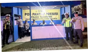 Polisi Siagakan 22 Pos Pantau di Kota Tangerang untuk Cegah Gangguan Kamtibmas