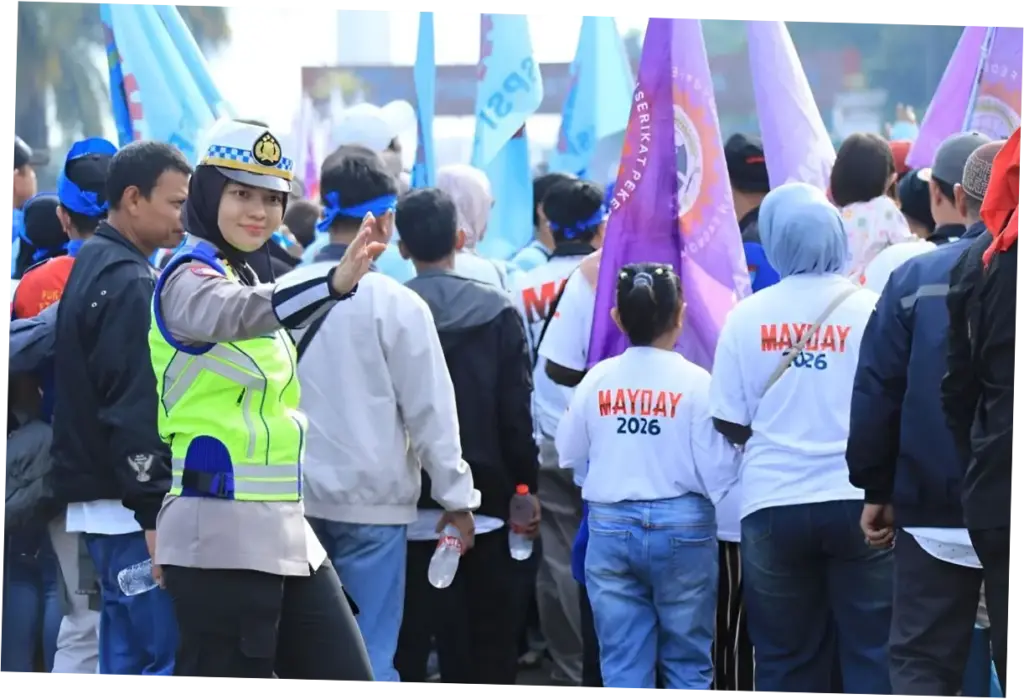 Polri Apresiasi Buruh Tertib Sampaikan Aspirasi di May Day 2026