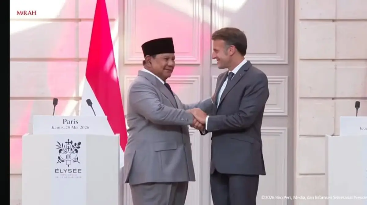 Prabowo Bertemu Macron di Paris, Bahas Pendidikan hingga Investasi
