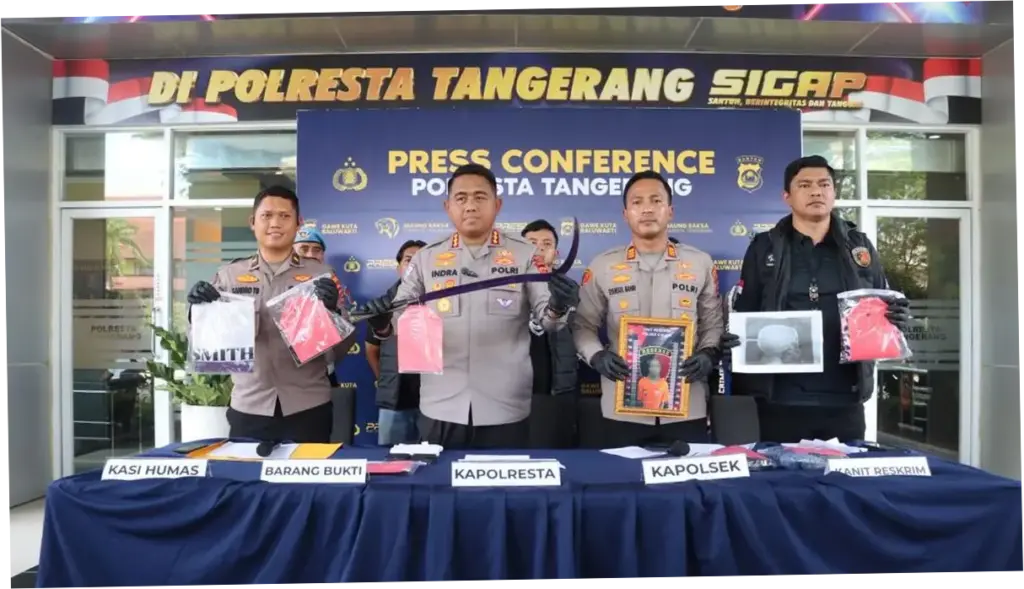 Remaja Kena Bacok di Kepala Saat Tawuran di Tangerang, Polisi Tangkap Pelaku